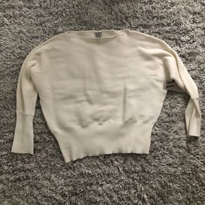 Cream dolman sleeve sweater